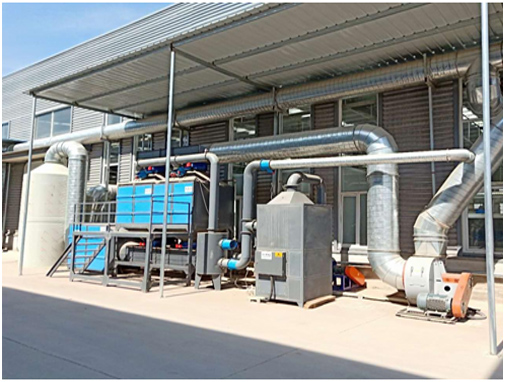 催化燃燒設(shè)備廢氣治理工程